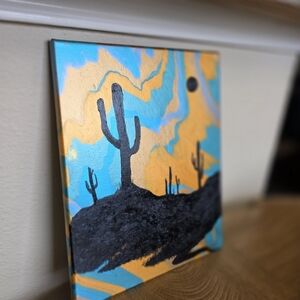 Abstract Desert Canvas Art